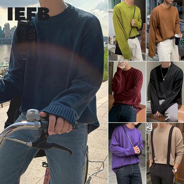 men's sweaters iefb winter loose sweater korean bottomed thickened trend crew neck vintage basic long sleeve kintwear oversize y4508, White;black
men's sweaters iefb winter loose sweater korean bottomed thickened trend crew neck vintage basic long sleeve kintwear oversize y4508, White;black
