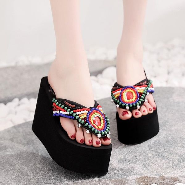 summer platform flip flops ladies slippers 11/8/6/3cm wedge slides for women beach slippers fashion flip flop mujer sandal woman1, Black
summer platform flip flops ladies slippers 11/8/6/3cm wedge slides for women beach slippers fashion flip flop mujer sandal woman1, Black