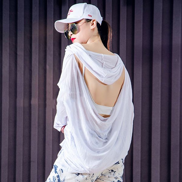 jazz dance costumes adults loose backless shirts hip hop clothing women nightclub dj ds dancer stage outfit, Black;red
jazz dance costumes adults loose backless shirts hip hop clothing women nightclub dj ds dancer stage outfit, Black;red