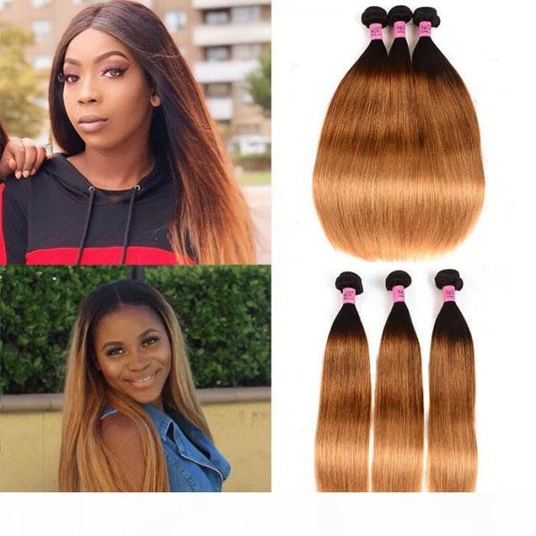 tkwig 3 pcs lot three tone ombre straight virgin hair in extensions dark blonde human hair, Black;brown
tkwig 3 pcs lot three tone ombre straight virgin hair in extensions dark blonde human hair, Black;brown