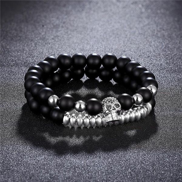 2pcs/set classic volcanic stone pave cz skull charm bracelet for men&women with hematite bead bracelets jewelry pulseras hombres bbyrfp
2pcs/set classic volcanic stone pave cz skull charm bracelet for men&women with hematite bead bracelets jewelry pulseras hombres bbyrfp