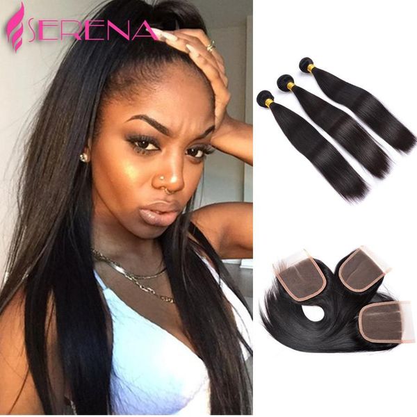 wholesale hair extensions 8a brazilian peruvian indian malaysian 100% human virgin straight hair weft with 4*4 closure ing, Black
wholesale hair extensions 8a brazilian peruvian indian malaysian 100% human virgin straight hair weft with 4*4 closure ing, Black