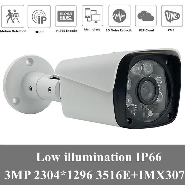 4pcs sony imx307+3516ev200 ip metal camera 3mp 2304*1296 ip66 waterproof outdoor h.265 low illumination irc onvif1
4pcs sony imx307+3516ev200 ip metal camera 3mp 2304*1296 ip66 waterproof outdoor h.265 low illumination irc onvif1