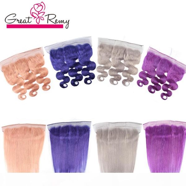 greatremy 13*4 ear to ear lace frontal 8a straight human hair closure body wave blonde pink purple blue gray colorful lace frontal closure, Black;brown
greatremy 13*4 ear to ear lace frontal 8a straight human hair closure body wave blonde pink purple blue gray colorful lace frontal closure, Black;brown