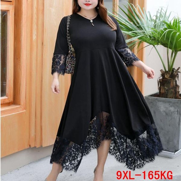 casual dresses large size women's dress lace stitching plus 4xl 5xl 8xl 9xl spring round neck long sleeve loose stretch black, Black;gray
casual dresses large size women's dress lace stitching plus 4xl 5xl 8xl 9xl spring round neck long sleeve loose stretch black, Black;gray