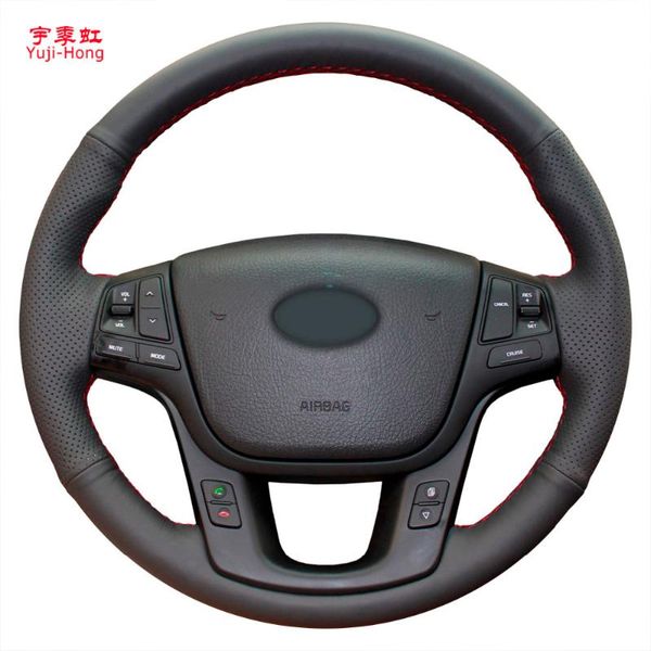 yuji-hong artificial leather car steering covers case for kia sorento 2009-2013 hand-stitched wheel cover car styling
yuji-hong artificial leather car steering covers case for kia sorento 2009-2013 hand-stitched wheel cover car styling
