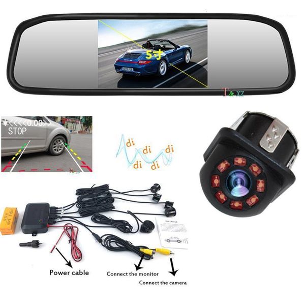 car reverse video parking radar 4 sensor rear view backup system sound buzzer alert alarm with ccd camera 5 inch mirror monitor1
car reverse video parking radar 4 sensor rear view backup system sound buzzer alert alarm with ccd camera 5 inch mirror monitor1