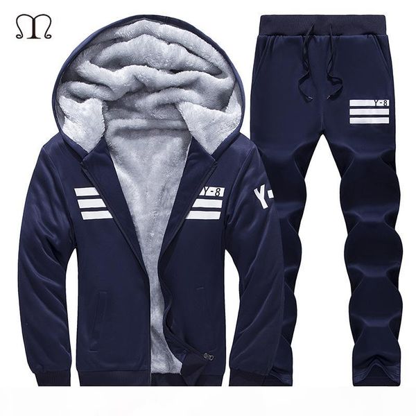 tracksuits men 2018 men's winter tracksuit set solid suit men track suits sets coat+pants outwear baseball jacket and sweatpant, Gray
tracksuits men 2018 men's winter tracksuit set solid suit men track suits sets coat+pants outwear baseball jacket and sweatpant, Gray