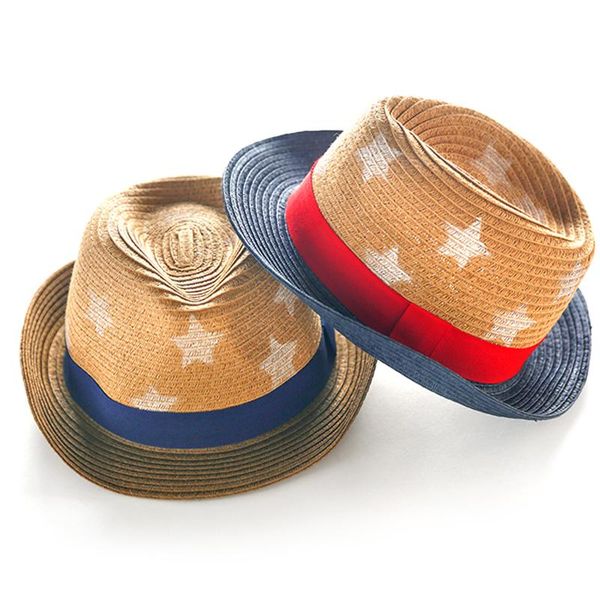 fashion stars straw child summer boy boho beach fedora hat sunhat trilby girl panama hat cap good pack 2-8 year, Blue;gray
fashion stars straw child summer boy boho beach fedora hat sunhat trilby girl panama hat cap good pack 2-8 year, Blue;gray