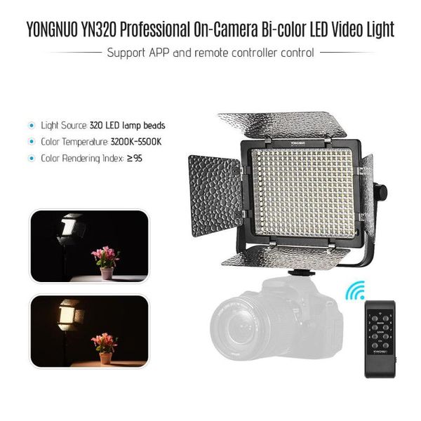 yongnuo yn320 monochrome temperature 5500k dimmable led video wireless remote fill light for for dslr r42
yongnuo yn320 monochrome temperature 5500k dimmable led video wireless remote fill light for for dslr r42
