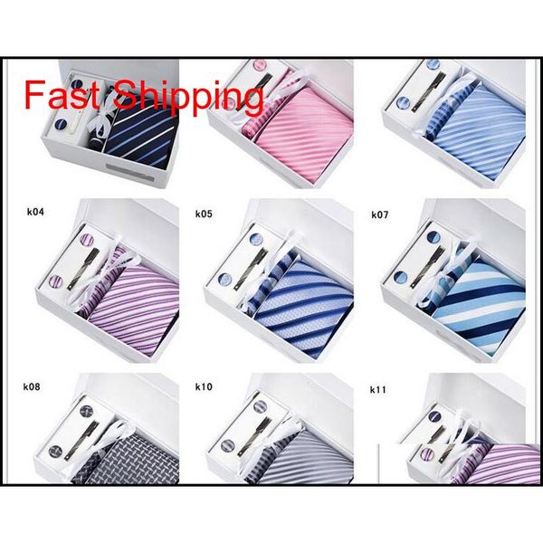 50 colors quality mens neck tie set wedding ties & tie clips & cufflinks & hanky gift box fashion busine qylutv dh_seller2010, Black;blue
50 colors quality mens neck tie set wedding ties & tie clips & cufflinks & hanky gift box fashion busine qylutv dh_seller2010, Black;blue