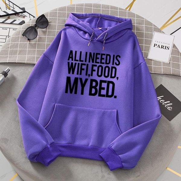 women's hoodies & sweatshirts hip-hop streetwear 2021 all i need is wifi my bed funny pullovers women casual brand pink femme fleece, Black
women's hoodies & sweatshirts hip-hop streetwear 2021 all i need is wifi my bed funny pullovers women casual brand pink femme fleece, Black