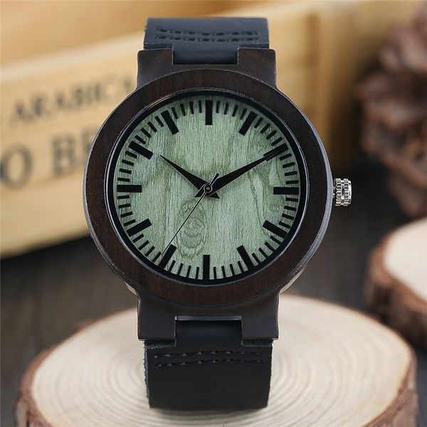 creative bamboo green/beige dial casual black leather band strap quartz wrist watch nature wood simple fashion style watches for men, Slivery;brown
creative bamboo green/beige dial casual black leather band strap quartz wrist watch nature wood simple fashion style watches for men, Slivery;brown