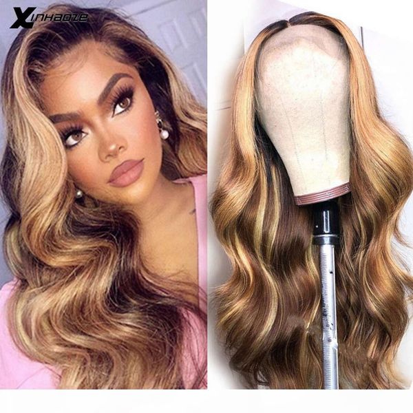 honey blonde highlighted wigs 13x6x1 ombre brown body wave front human hair silk base lace frontal malaysian t part wig, Black;brown
honey blonde highlighted wigs 13x6x1 ombre brown body wave front human hair silk base lace frontal malaysian t part wig, Black;brown
