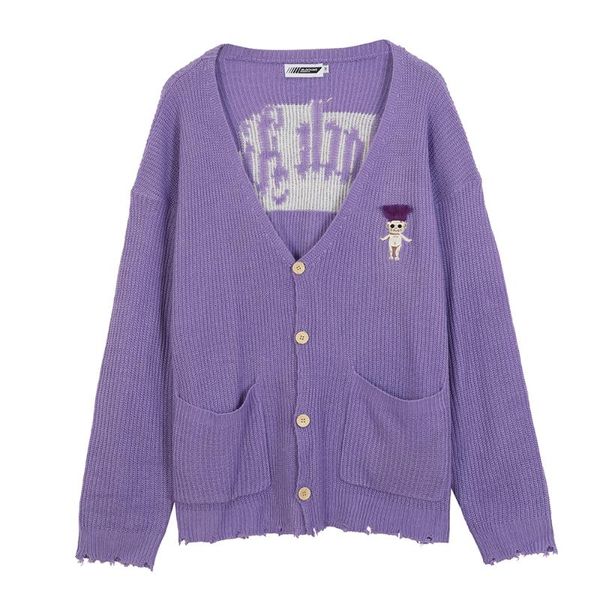 designer v-neck origin purple winter clothes women 2021 fashion oversized sweaters long sleeve korean new streetwear trend, White;black
designer v-neck origin purple winter clothes women 2021 fashion oversized sweaters long sleeve korean new streetwear trend, White;black