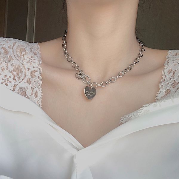 clavicle ins cool net red personality letter love pendant necklace women fashion hip hop neck chain accessories, Silver
clavicle ins cool net red personality letter love pendant necklace women fashion hip hop neck chain accessories, Silver