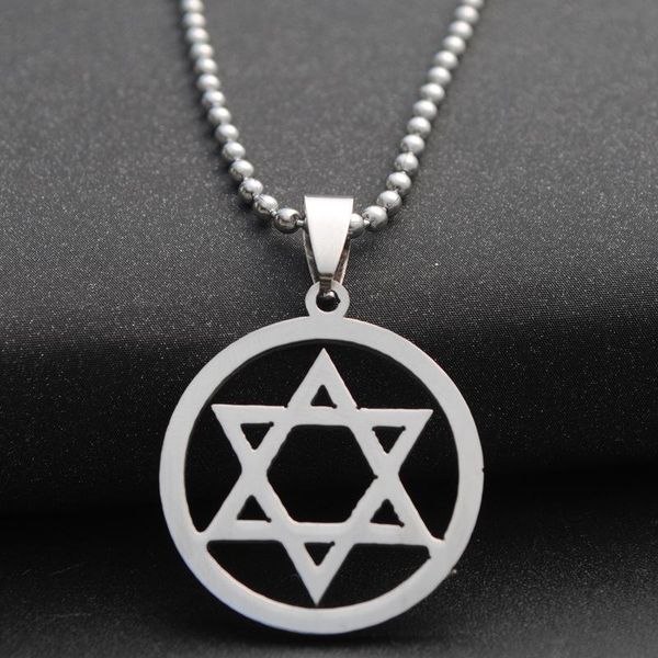 10pcs stainless steel magen david rock star circle necklace israel jewish judaism hebrew passover mitzvah triangles necklaces, Silver
10pcs stainless steel magen david rock star circle necklace israel jewish judaism hebrew passover mitzvah triangles necklaces, Silver