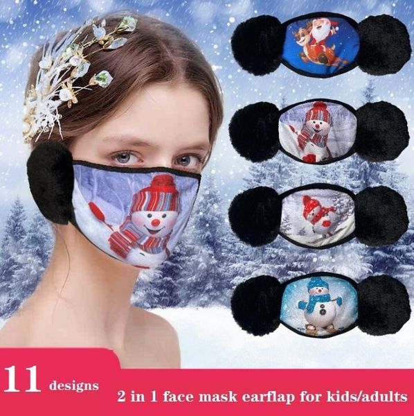 2 in 1 christmas cartoon cycling face mask cover earmuff windproof protective thick warm mouth masks winter mouth-muffle earflap, Black
2 in 1 christmas cartoon cycling face mask cover earmuff windproof protective thick warm mouth masks winter mouth-muffle earflap, Black