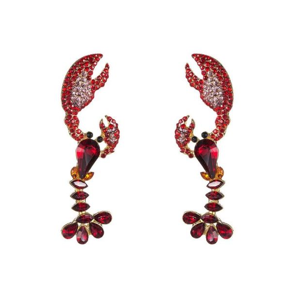 dangle & chandelier multicolors resin crystal lobster charm earrings for women fashion jewelry trendy maxi statement accessories, Silver
dangle & chandelier multicolors resin crystal lobster charm earrings for women fashion jewelry trendy maxi statement accessories, Silver