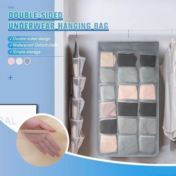 double-side hanging underwear organizer hanging underpants bra socks storage bag dtt881
double-side hanging underwear organizer hanging underpants bra socks storage bag dtt881