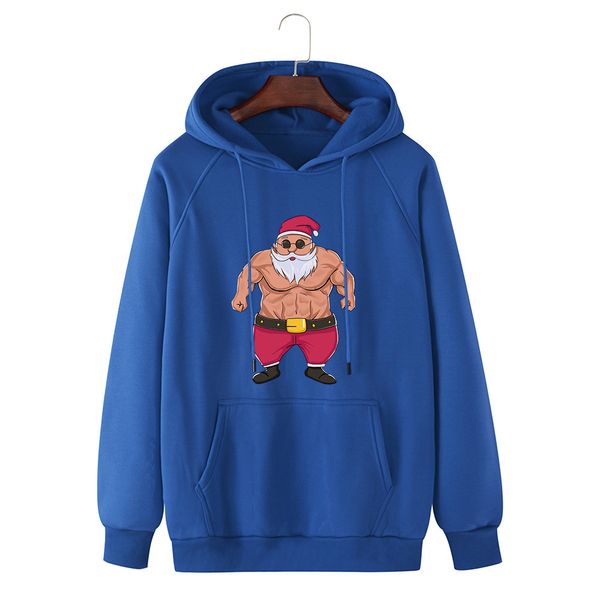 men's christmas clothes autumn / winter 2020 new fashion personalized muscle print santa hoodie, Black
men's christmas clothes autumn / winter 2020 new fashion personalized muscle print santa hoodie, Black