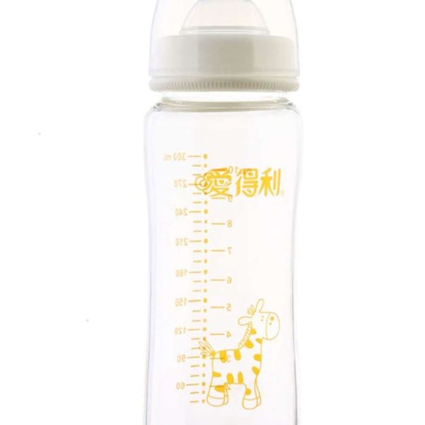 adley large wide capaci 300ml diameter baby drill high heat ristant glass milk bottle a99