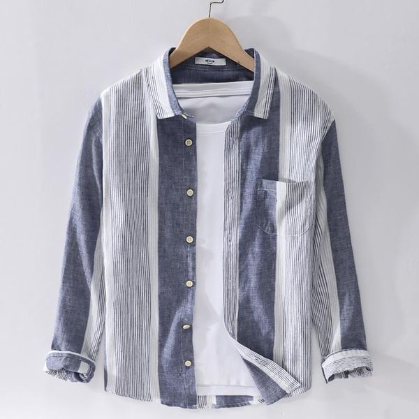 2020 summer and spring long-sleeved linen shirt men brand fashion shirts for men casual comfortable shirt mens overhemd chemise, White;black
2020 summer and spring long-sleeved linen shirt men brand fashion shirts for men casual comfortable shirt mens overhemd chemise, White;black