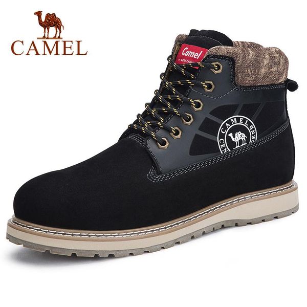 camel genuine leather men's shoes couple models fashion martin ankle short boots cowhide tooling boots men and women shoes, Black
camel genuine leather men's shoes couple models fashion martin ankle short boots cowhide tooling boots men and women shoes, Black