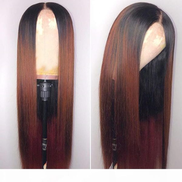 lace front human hair wigs ombre two tone t1b 30 silky straight brazilian virgin hair 130% density bleached knots full lace wigs glueless, Black;brown
lace front human hair wigs ombre two tone t1b 30 silky straight brazilian virgin hair 130% density bleached knots full lace wigs glueless, Black;brown