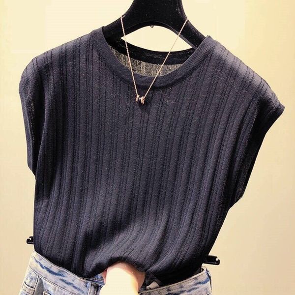 65vd2 2020 spring and summer loose tsolid summer slimming color short sleeve twomen's large size shirt knitted base shirt women dpajw, White
65vd2 2020 spring and summer loose tsolid summer slimming color short sleeve twomen's large size shirt knitted base shirt women dpajw, White