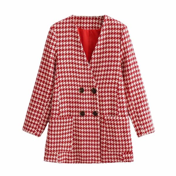 houndstooth jacket woolen retro women's jacquard all-match 2020 small double-breasted suit new v-neck egrsx, Black
houndstooth jacket woolen retro women's jacquard all-match 2020 small double-breasted suit new v-neck egrsx, Black