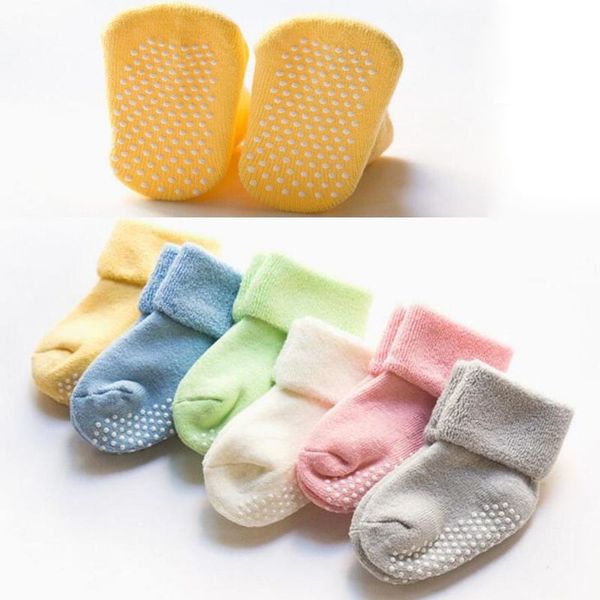 3pair/lot autumn and winter cotton baby baby socks children's solid color cotton non-slip dispensing baby floor socks y201009, Pink;yellow
3pair/lot autumn and winter cotton baby baby socks children's solid color cotton non-slip dispensing baby floor socks y201009, Pink;yellow