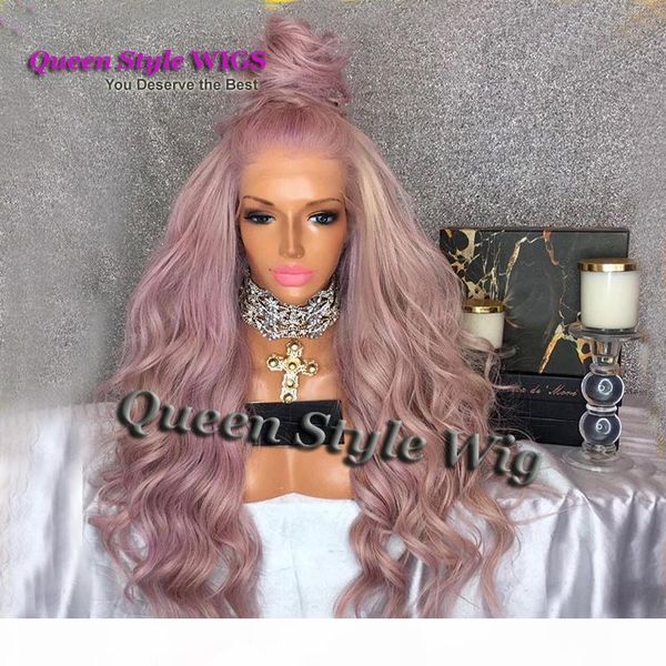 layered cut taro mix pink color synthetic heat resistant lace front wig polished loose curl wave hair lace front wigs for women, Black
layered cut taro mix pink color synthetic heat resistant lace front wig polished loose curl wave hair lace front wigs for women, Black