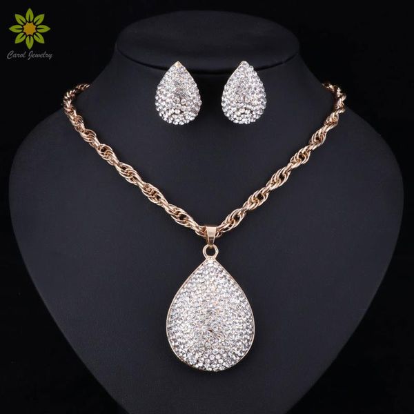 costume jewelry set necklace earring african dubai gold color water drop big pendant for women party wedding jewelry set, Silver
costume jewelry set necklace earring african dubai gold color water drop big pendant for women party wedding jewelry set, Silver