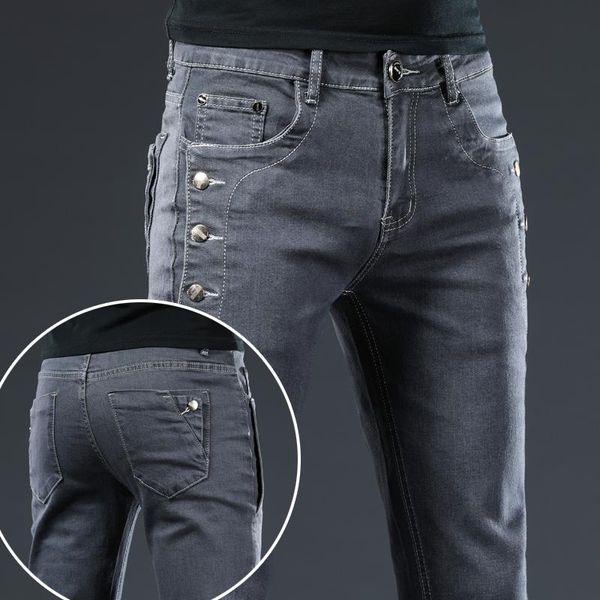 2021 brand men jeans slim fit skinny denim jeans designer elastic straight stretch trousers for men, Blue
2021 brand men jeans slim fit skinny denim jeans designer elastic straight stretch trousers for men, Blue