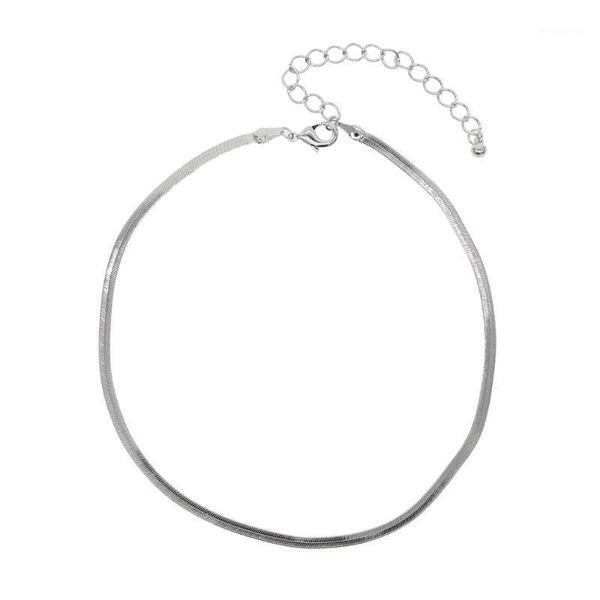 new arrive shiny flat round choker collar necklace wires for women man minimalist jewelry 30+8cm extend1, Golden;silver
new arrive shiny flat round choker collar necklace wires for women man minimalist jewelry 30+8cm extend1, Golden;silver