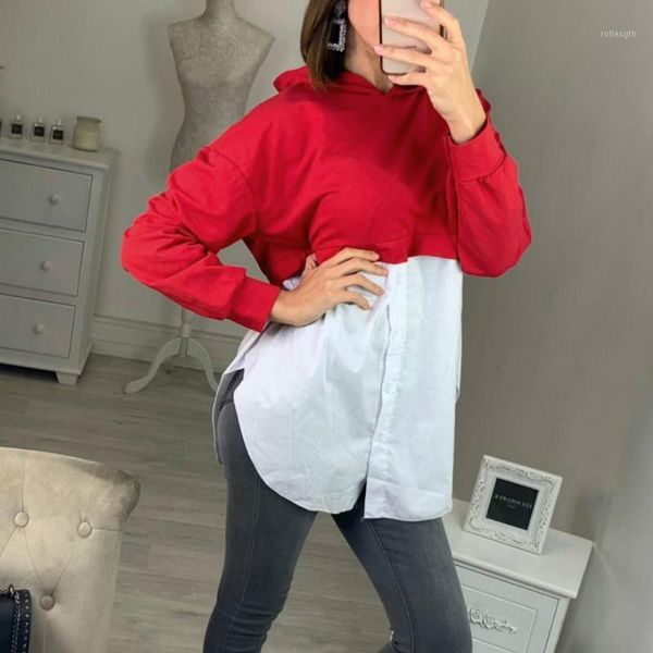 spring hoodies women shirt sweatshirts casual slit hooded patchwork blouse pullover autumn ladies camisolas das mulheres1, Black
spring hoodies women shirt sweatshirts casual slit hooded patchwork blouse pullover autumn ladies camisolas das mulheres1, Black