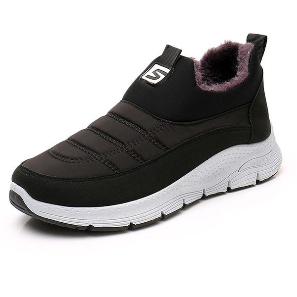 women boots ultralight winter shoes women ankle botas mujer waterpoor snow boots female slip on flat casual shoes plush footwear, Black
women boots ultralight winter shoes women ankle botas mujer waterpoor snow boots female slip on flat casual shoes plush footwear, Black
