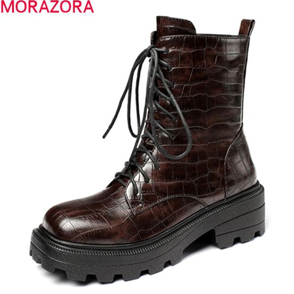 boots morazora 2021 arrival ankle winter ladies shoes fashion lace up thick heels square toe women black brown
boots morazora 2021 arrival ankle winter ladies shoes fashion lace up thick heels square toe women black brown