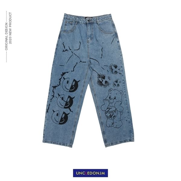 uncledonjm cartoon graffiti jeans men ins street hip-hop popular brand loose wide leg pants denim trousers mens jeans ad-2039 201111, Blue
uncledonjm cartoon graffiti jeans men ins street hip-hop popular brand loose wide leg pants denim trousers mens jeans ad-2039 201111, Blue