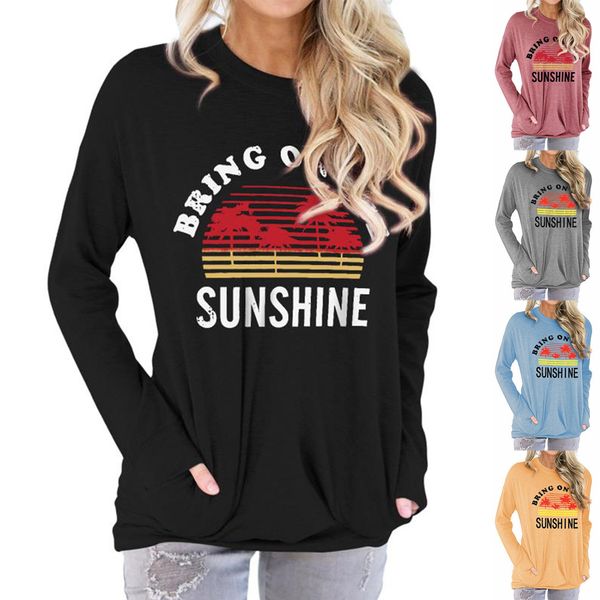 carney kani selling womens sweater sunshine coconut tree printed pocket long sleeve t-shirt, White
carney kani selling womens sweater sunshine coconut tree printed pocket long sleeve t-shirt, White