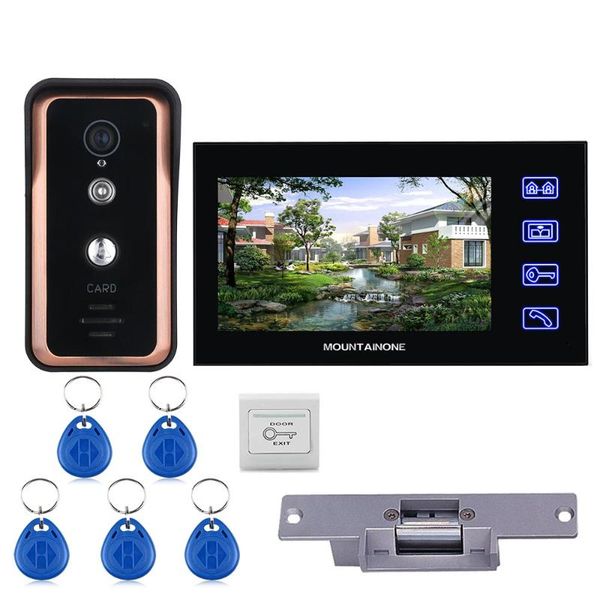 video door phones touch key wired 7 inch phone intercom doorbell system 1 monitor rfid ir-cut camera + electric strike lock
video door phones touch key wired 7 inch phone intercom doorbell system 1 monitor rfid ir-cut camera + electric strike lock