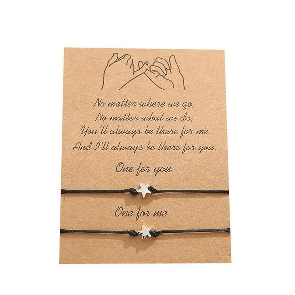wholesale wish bracelet with gift cards star wax thread friendship bracelet fashion jewelr sqcdxq beauty888, Golden;silver
wholesale wish bracelet with gift cards star wax thread friendship bracelet fashion jewelr sqcdxq beauty888, Golden;silver