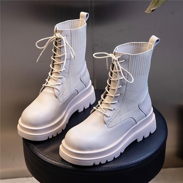 2020 genuine leather platform boots new autumn women light comfortable chunky boots fashion lace up lady shoes footwear, Black
2020 genuine leather platform boots new autumn women light comfortable chunky boots fashion lace up lady shoes footwear, Black