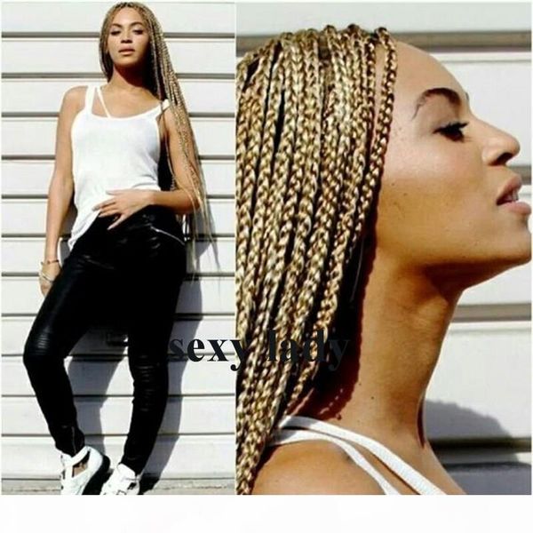 african americans synthetic braided lace front wigs 200 density ombre bllonde color full lace front wigs braided wig, Black
african americans synthetic braided lace front wigs 200 density ombre bllonde color full lace front wigs braided wig, Black