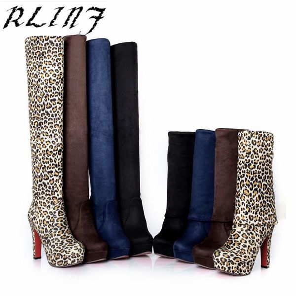 rlinf new elastic boots suede thick with boots spring and autumn and winter women's shoes winter over the knee, Black
rlinf new elastic boots suede thick with boots spring and autumn and winter women's shoes winter over the knee, Black