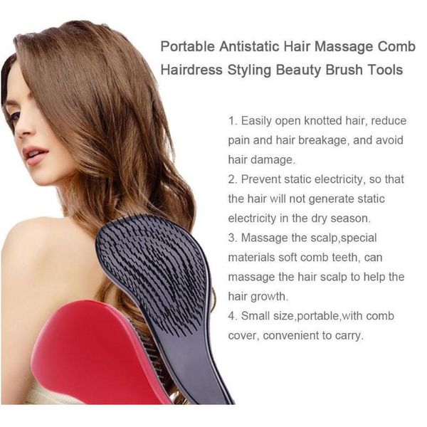 portable antistatic hair massage comb hairdress styling salon beauty hair brush tools hair brushes massage wmtumw, Silver
portable antistatic hair massage comb hairdress styling salon beauty hair brush tools hair brushes massage wmtumw, Silver