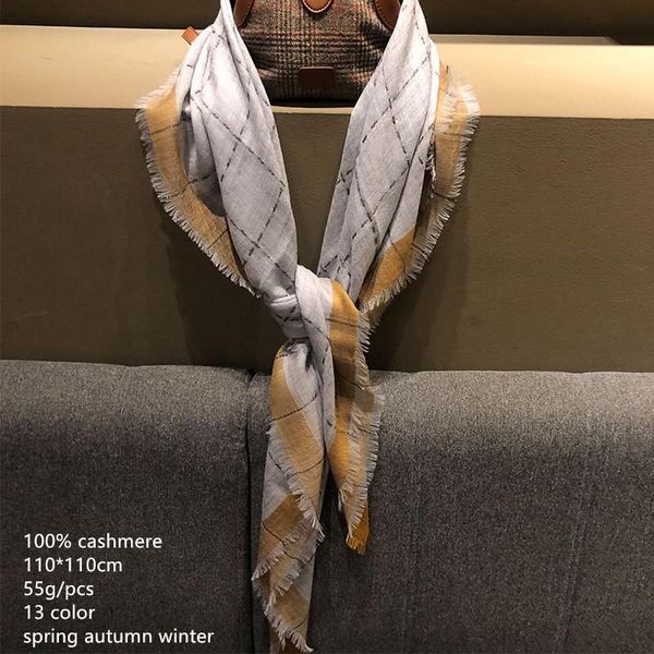 naizaiga 100% cashmere 115*115cm plaid spring warm air conditioner warm scarf fashion scarf , jrsm78, Blue;gray
naizaiga 100% cashmere 115*115cm plaid spring warm air conditioner warm scarf fashion scarf , jrsm78, Blue;gray
