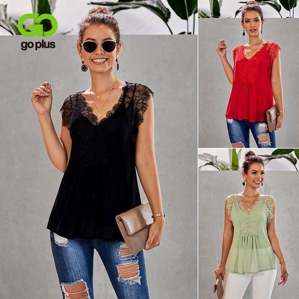 women's blouses & shirts goplus 2021 lace patchwork women's shirt chiffon v neck sleeveless blouse vintage blusas mujer de moda ha, White
women's blouses & shirts goplus 2021 lace patchwork women's shirt chiffon v neck sleeveless blouse vintage blusas mujer de moda ha, White