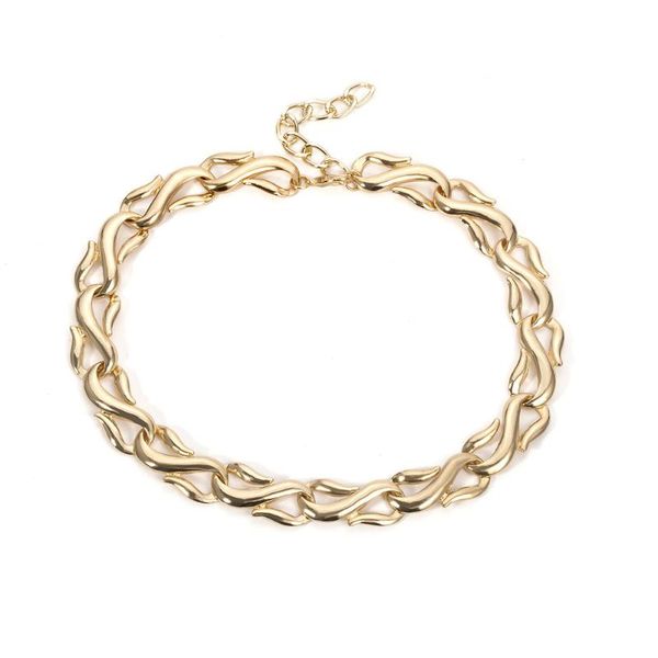 new design fashion jewelry punk metal personality exaggeration necklace alloy s-button short clavicle necklaces for woman, Golden;silver
new design fashion jewelry punk metal personality exaggeration necklace alloy s-button short clavicle necklaces for woman, Golden;silver